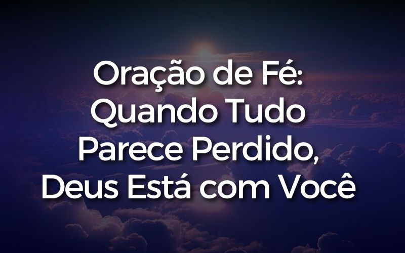 Oração de Fé